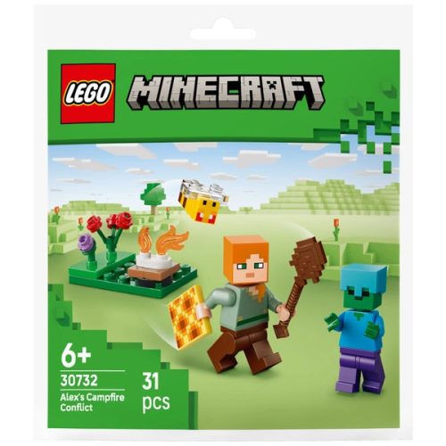LEGO Minecraft Alex találkozása a tábortűznél 30732