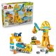LEGO DUPLO Építési terület építőipari járművekkel 3 az 1-ben készlet 10476