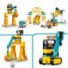 LEGO DUPLO Építési terület építőipari járművekkel 3 az 1-ben készlet 10476