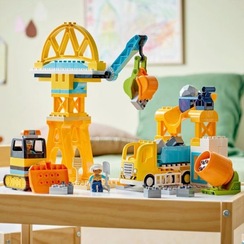 LEGO DUPLO Építési terület építőipari járművekkel 3 az 1-ben készlet 10476