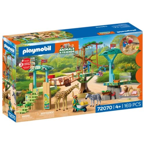 PLAYMOBIL Állatok és barátok 72070 Állatkert: Vadon mászópark