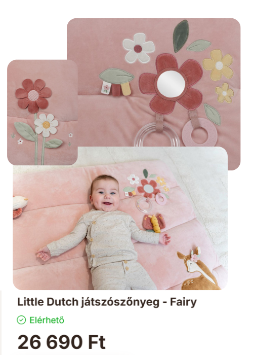 Little Dutch játszószőnyeg - Fairy Garden