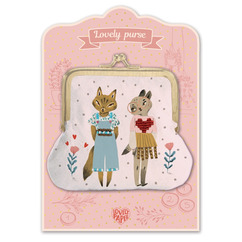 Djeco: Lovely Paper Pénztárca - Cats - Lovely purse