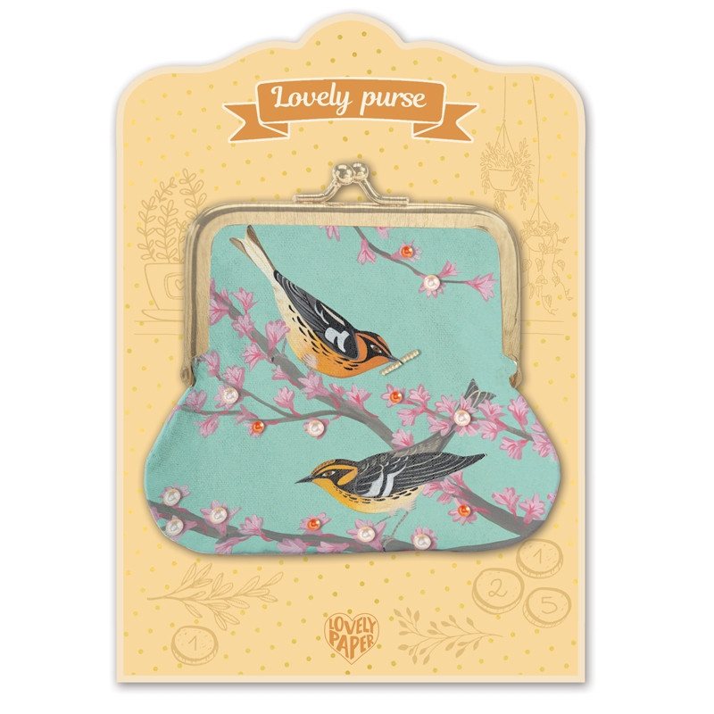 Djeco: Lovely Paper Pénztárca - Birds - Lovely purse
